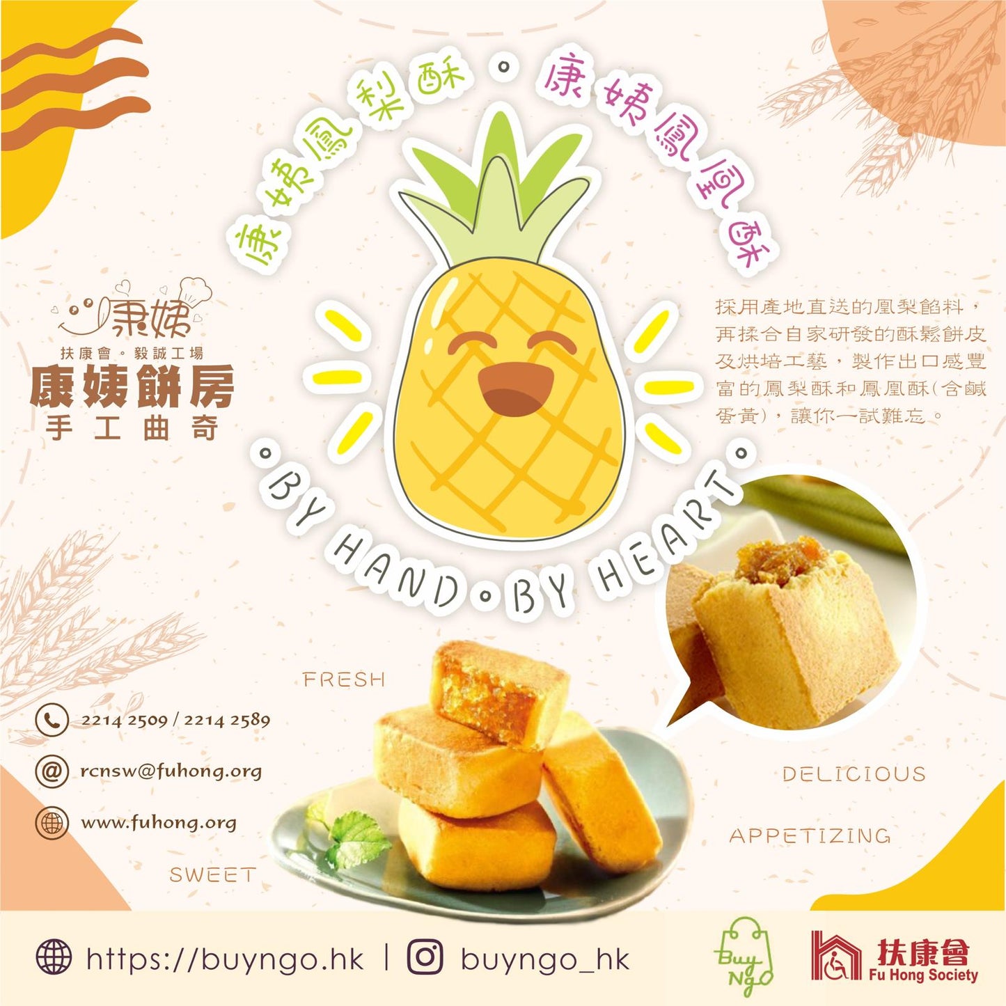 Madam Hong’s Pineapple Pastry and Pineapple & Salted Egg Pastry