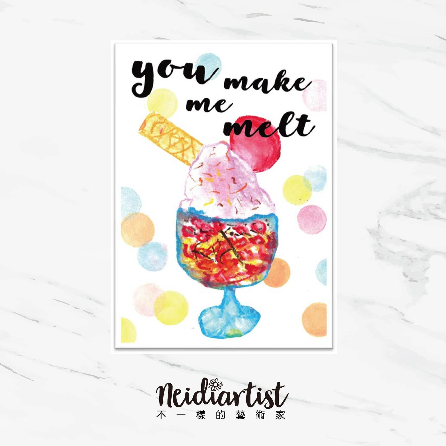 HAND-DRAWN ILLUSTRATED GREETING CARD - 5