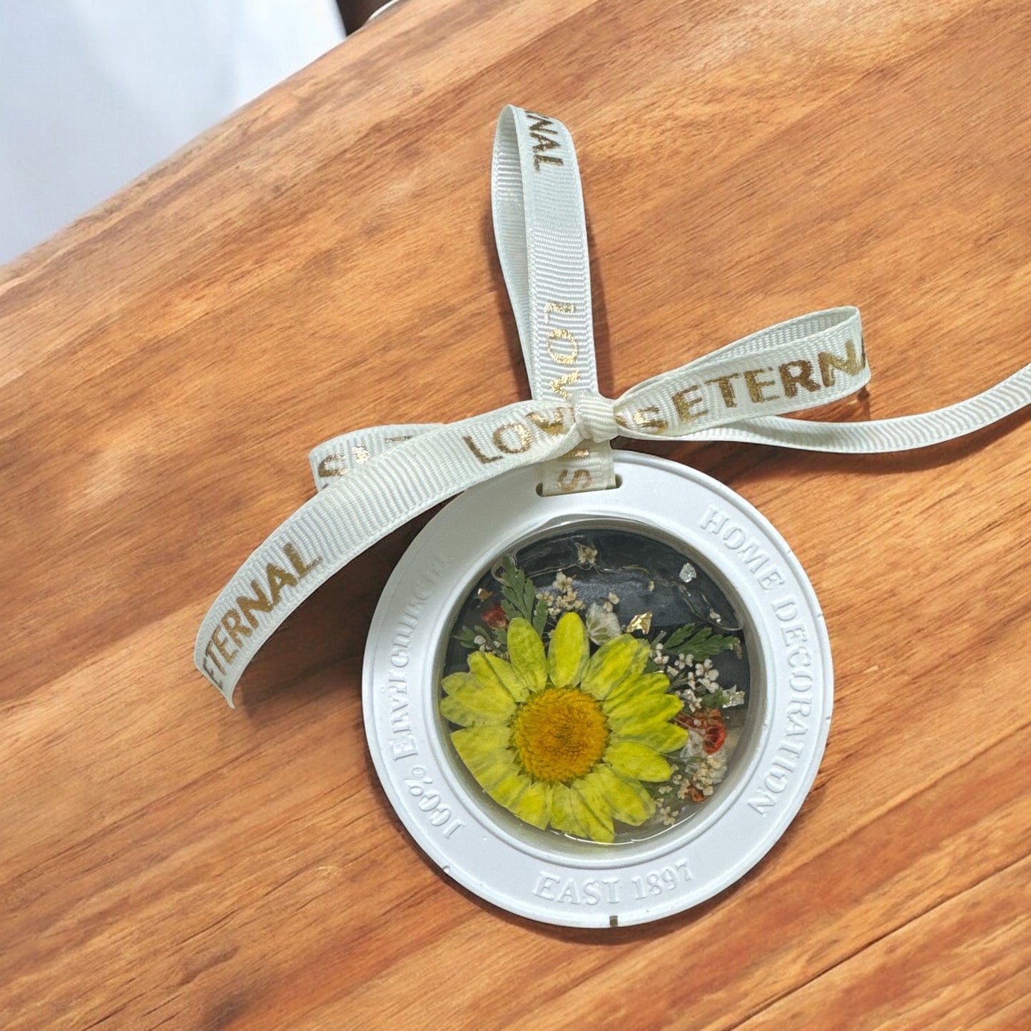 手工扩香石压花挂饰