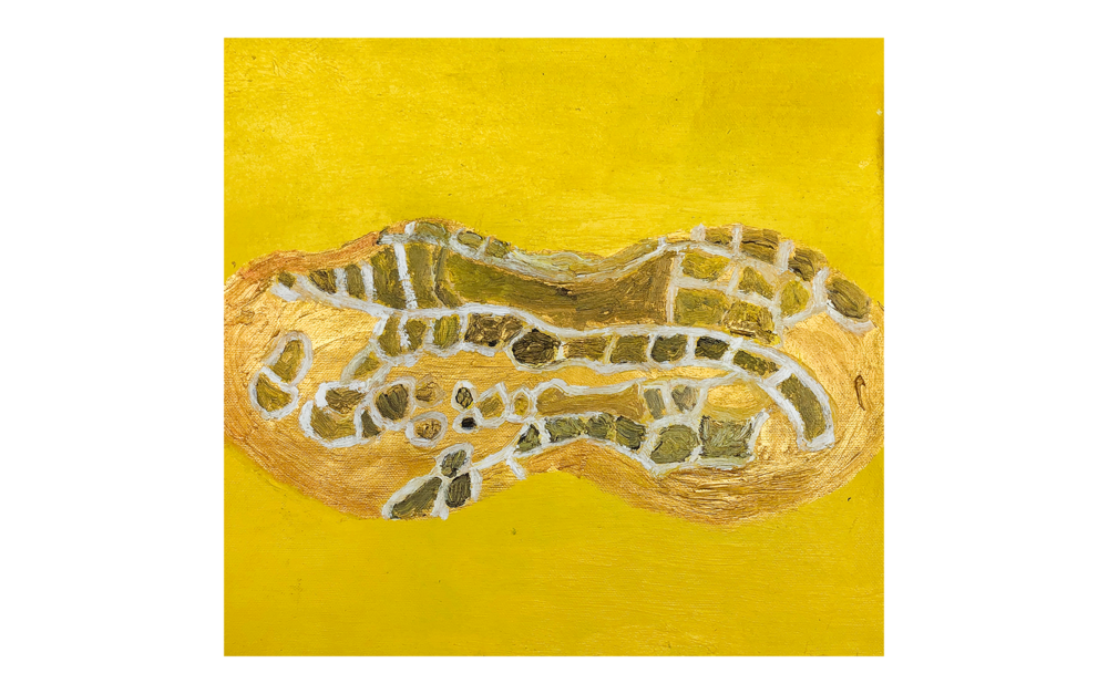 Peanut 1 Artist: Chan King Shing Year: 2019 Medium: Acrylic Size: 36cm (W) x 33cm (H)