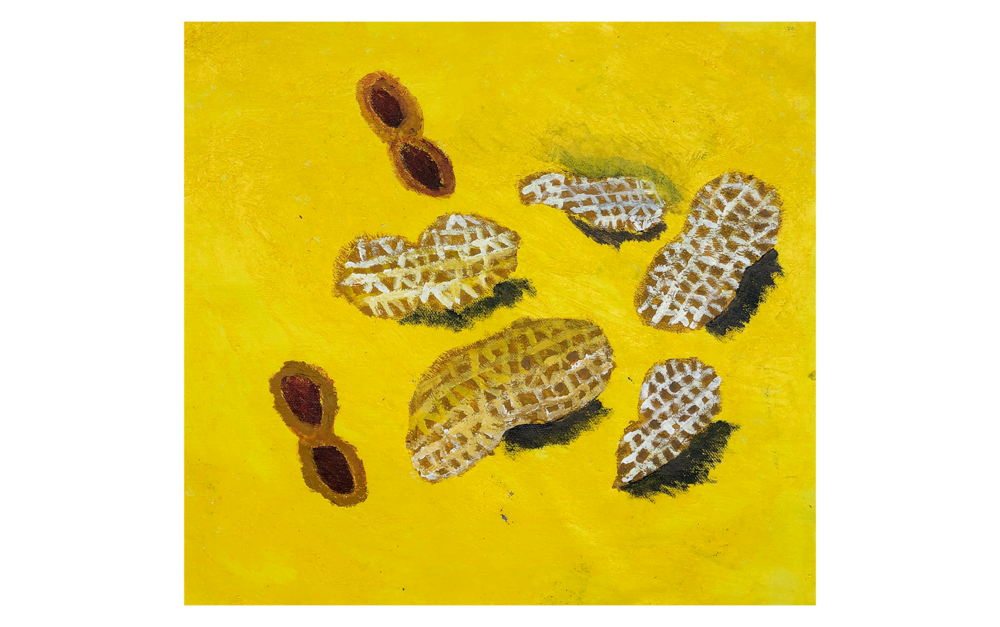 Peanut 3 Artist: Lau Yuen Fai Year: 2019 Medium: Acrylic Size: 39cm (W) x 35cm (H)