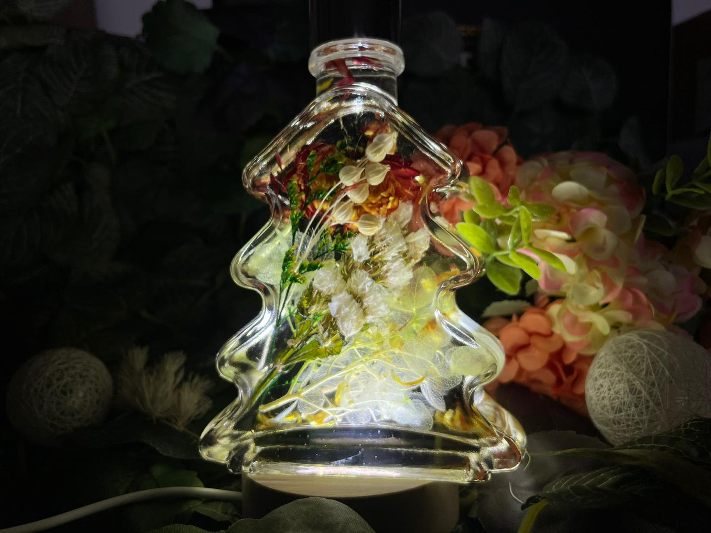 浮游花擺設連浪漫燈座