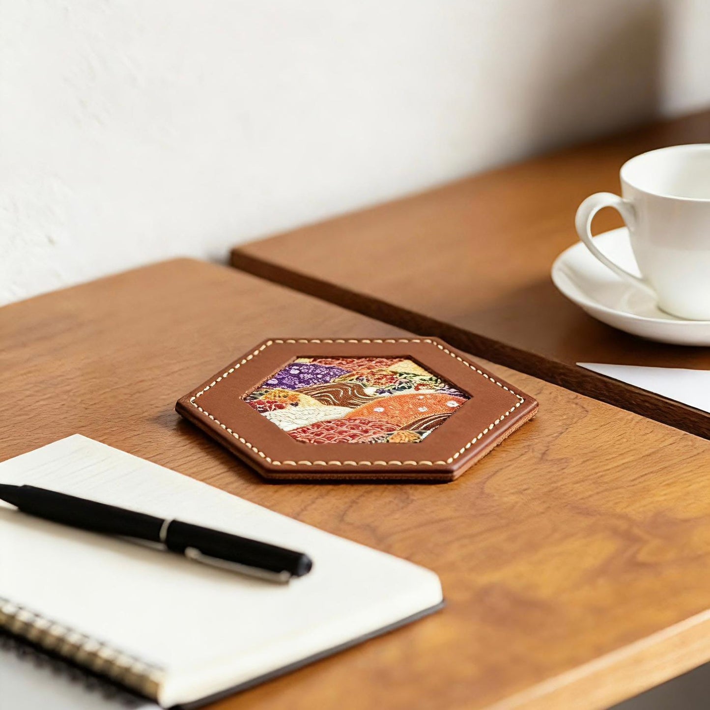 Japanese-style Fabric & Leather Coaster Workshop