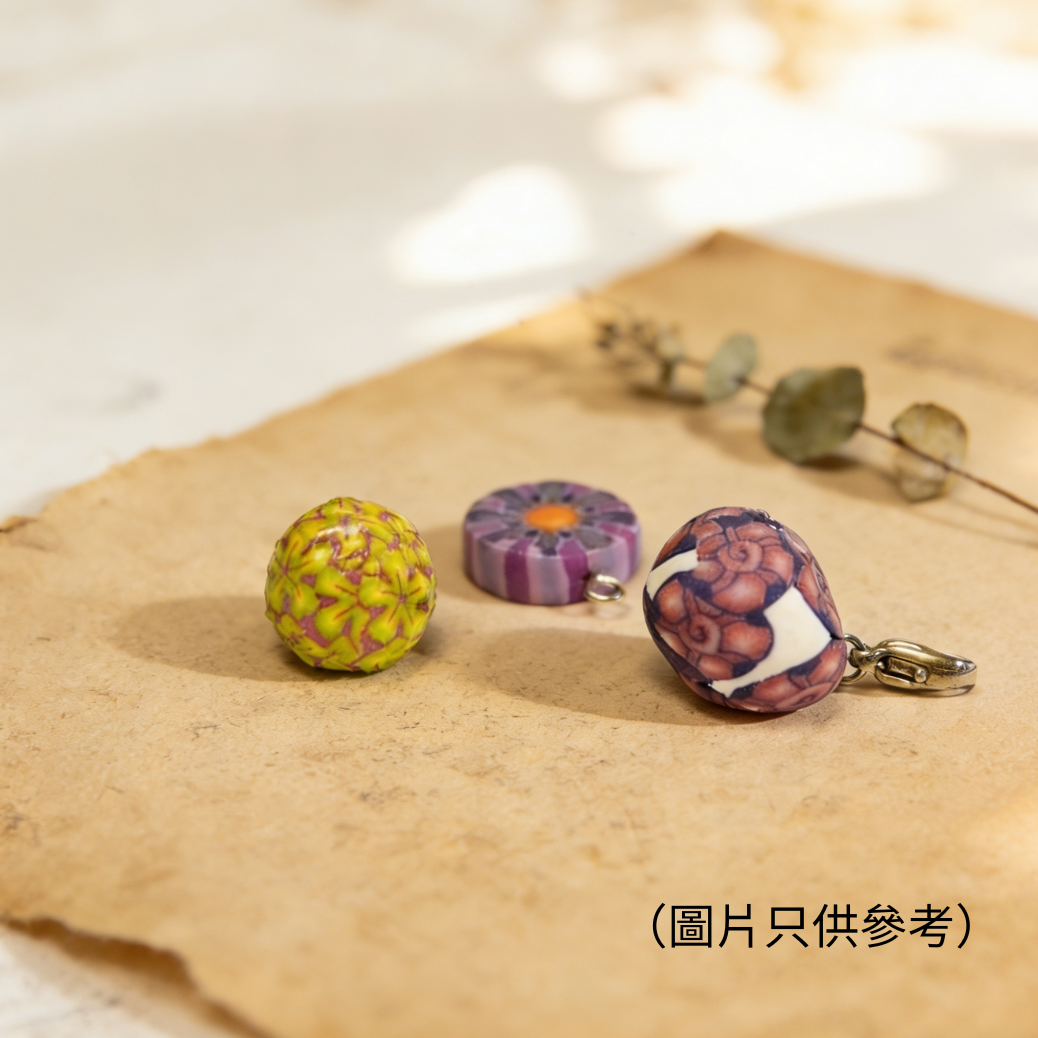 Polymer Clay Beads Pendant Workshop