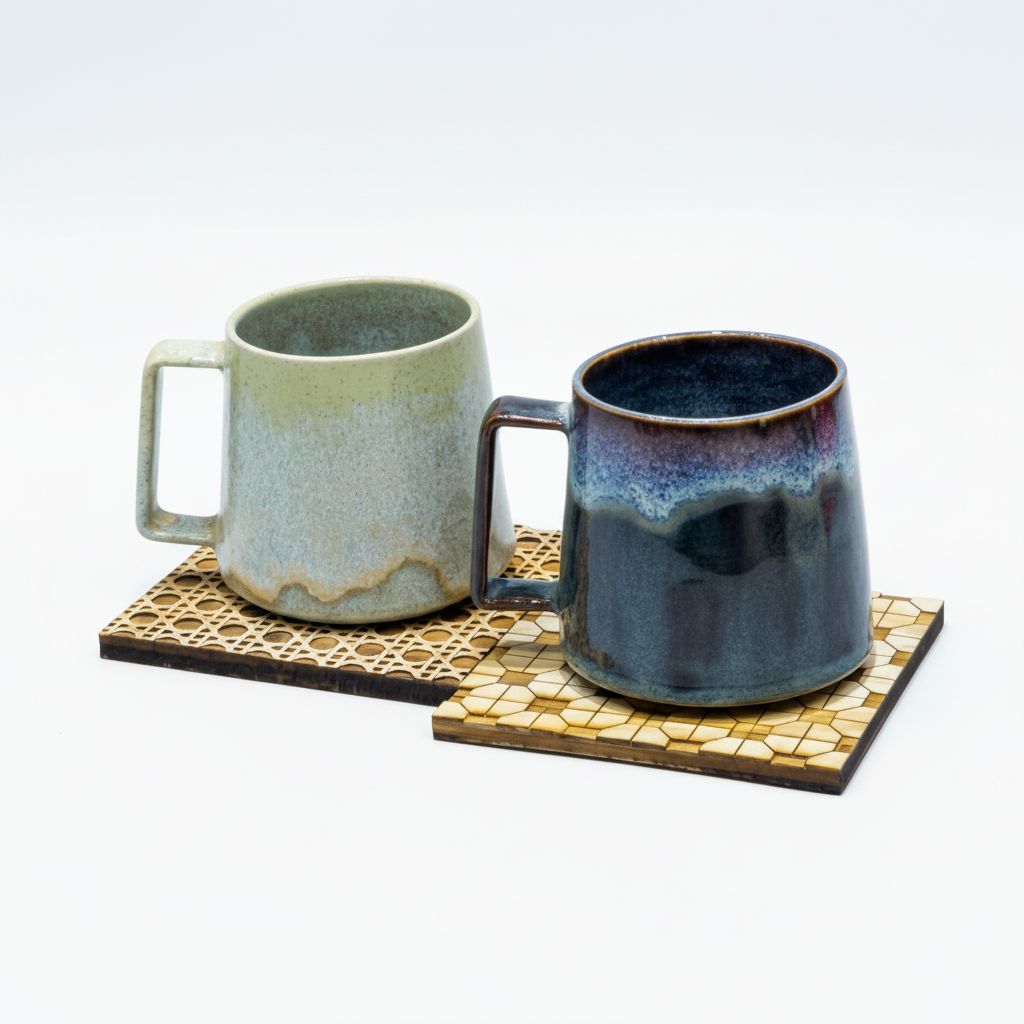Coffee Cup and Coaster