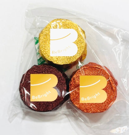 「BeBright」Chocolate Collection – Hazelnut Chocolate (3 pc)