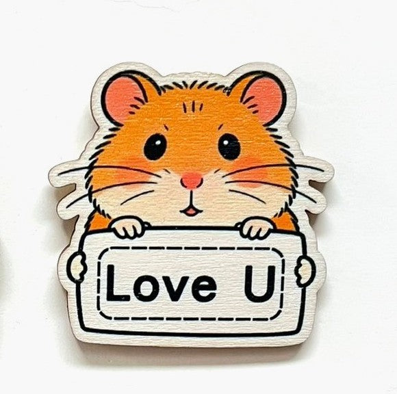 Adorable Animal Reminder Magnet Series 🐱🐹🐶