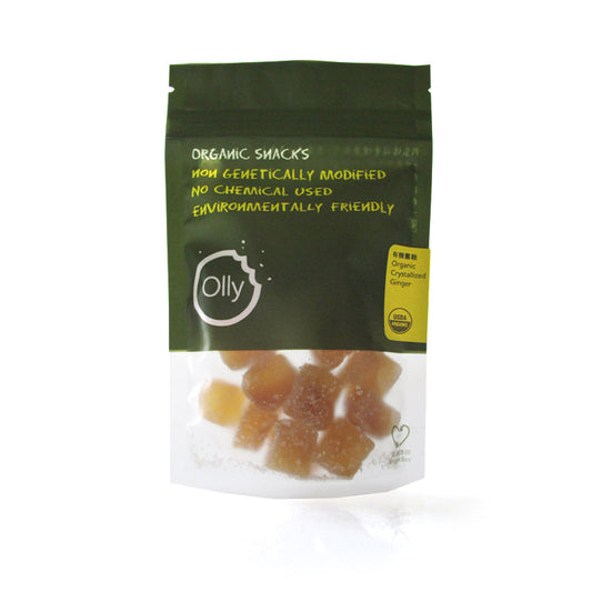 Olly - Organic Crystallized Ginger 70g - BuyNGO HK