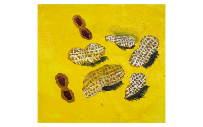Peanut 3 Artist: Lau Yuen Fai  Year: 2019  Medium: Acrylic  Size: 39cm (W) x 35cm (H)