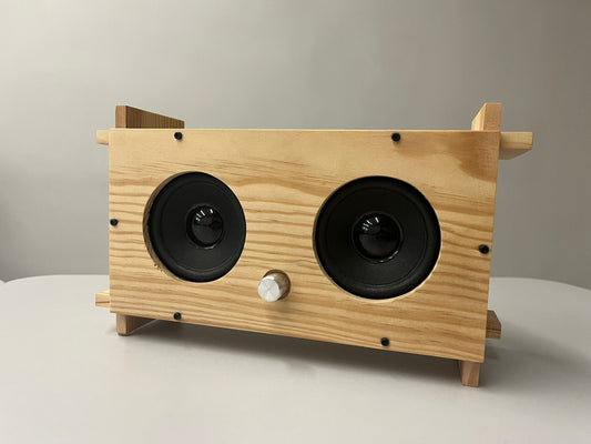 松木藍牙音箱工作坊