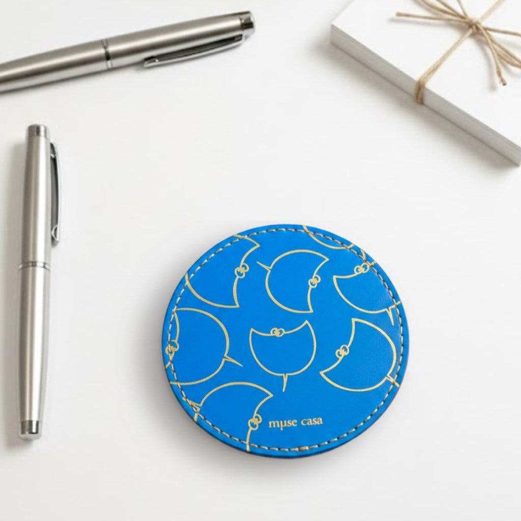 “Manta Ray Series” Leather Coaster