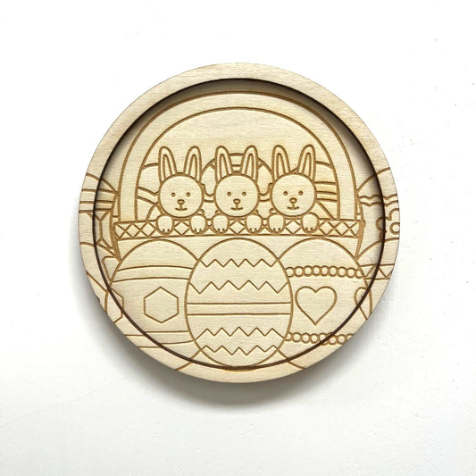 Wooden Framed Coaster