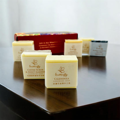 🦋 "Joyful Moments" Handmade Soap Gift Box