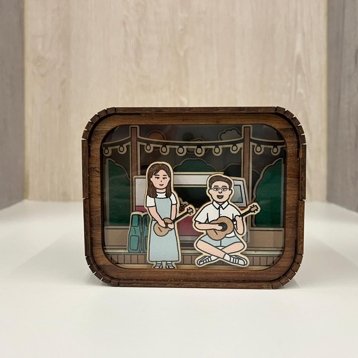 3D Layered Shadow Box