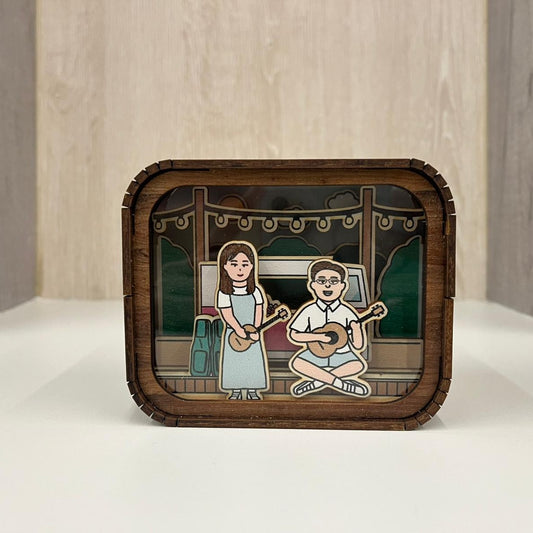 3D Layered Shadow Box