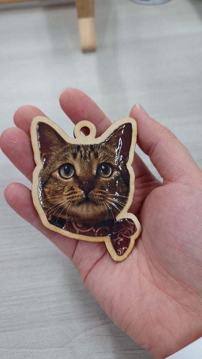 Cute Animal Wooden Ornament