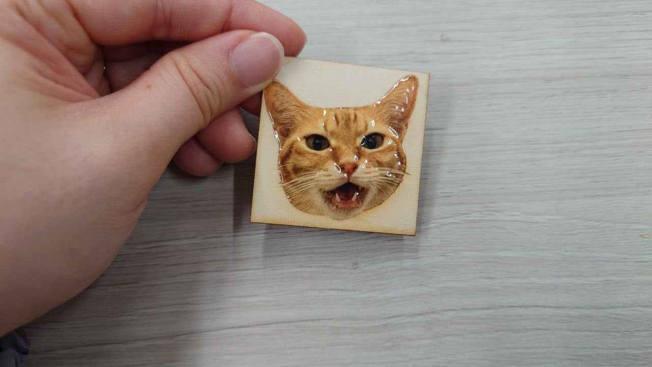 Cute Animal Wooden Ornament