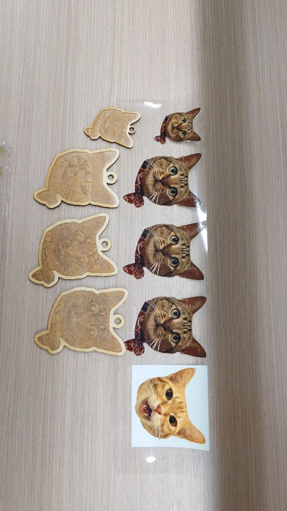 Cute Animal Wooden Ornament
